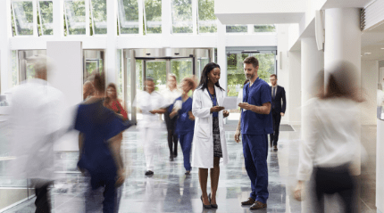 Busy Hospital Scene