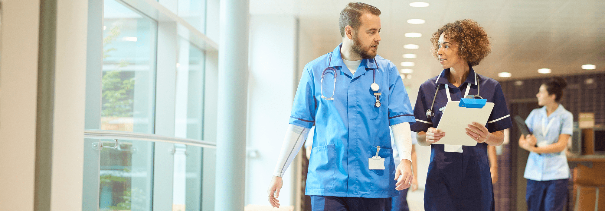 Nurses at TTM Healthcare enjoying workplace perks